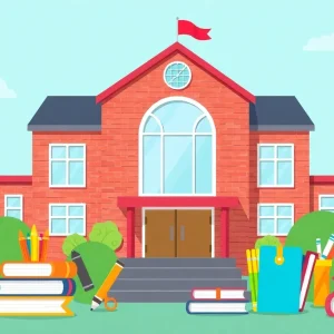 Visual representation of education support in Houston