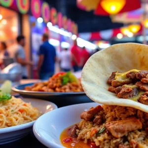 Diverse food offerings from Houston's culinary scene in March 2025