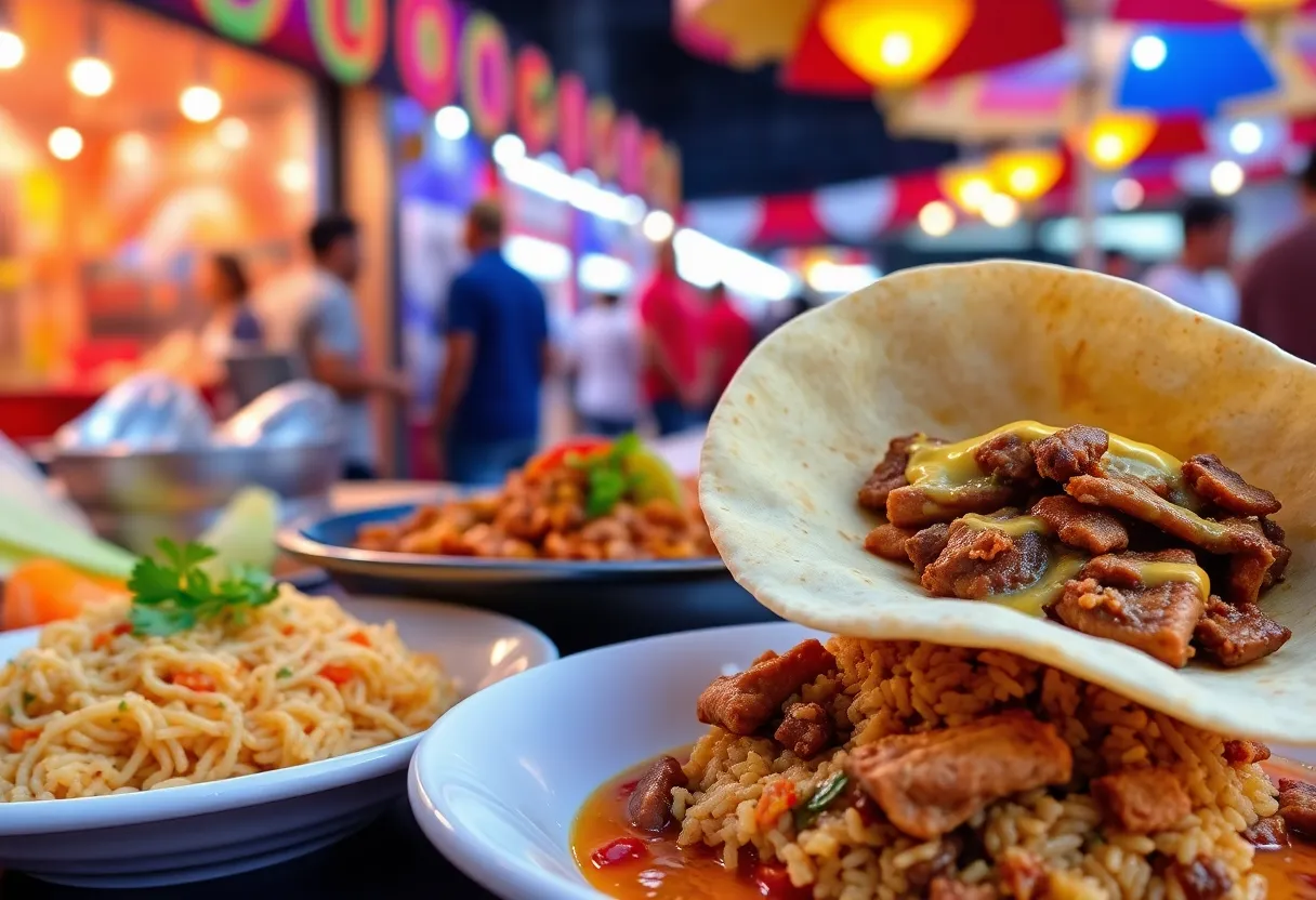 Diverse food offerings from Houston's culinary scene in March 2025