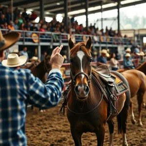 Houston Livestock Show and Rodeo event showcasing community spirit