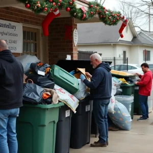 Houston neighborhood depository for waste disposal