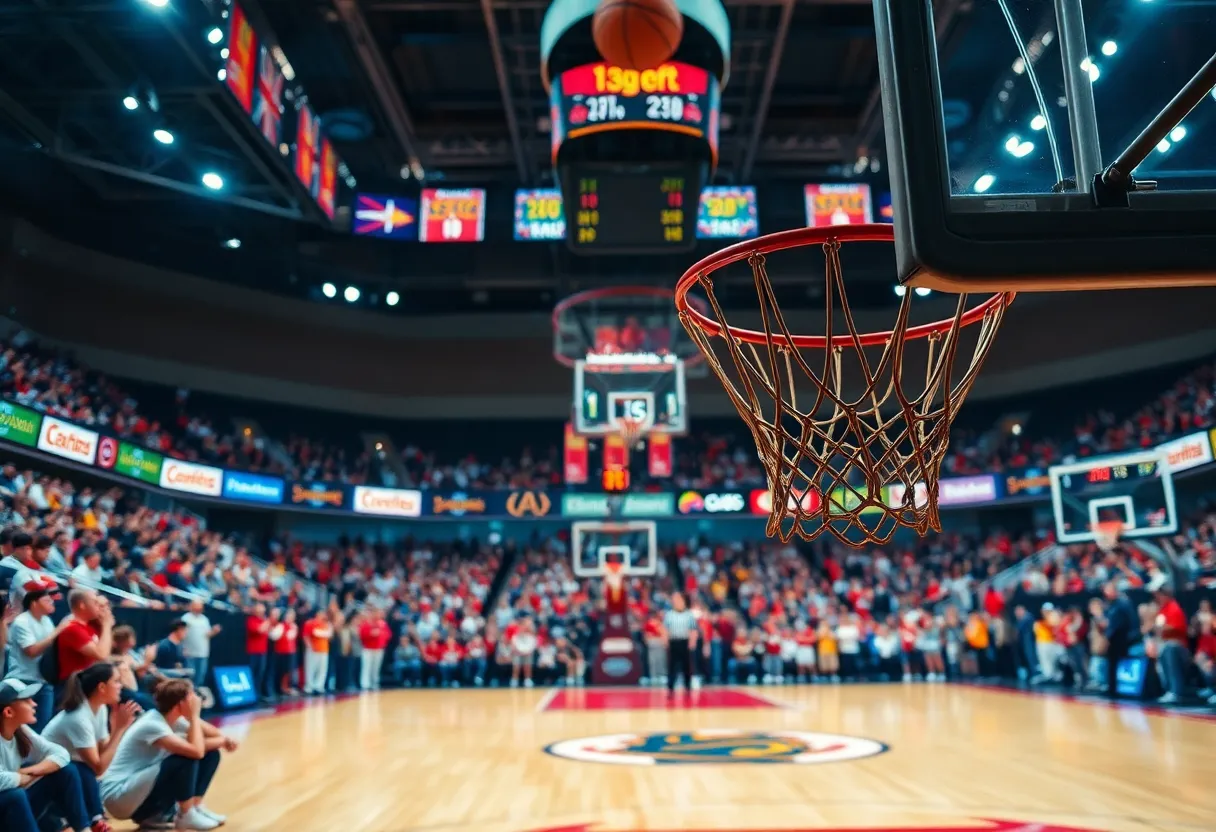 Houston Cougars celebrating their victory in the Elite Eight
