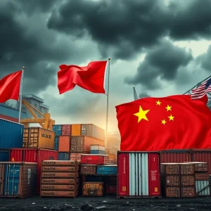 Metaphorical image representing the impact of tariffs on trade