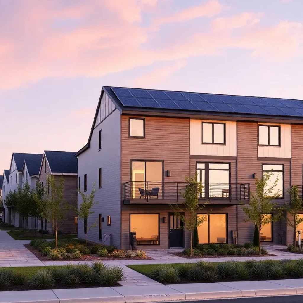 Overview of Tesla-powered homes in The Oaks of Shady Acres, Houston