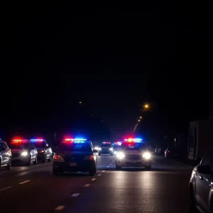 Police activity related to an AMBER Alert in Houston