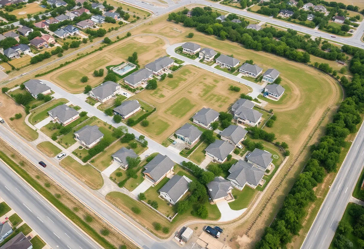 New Housing Development Site in Austin