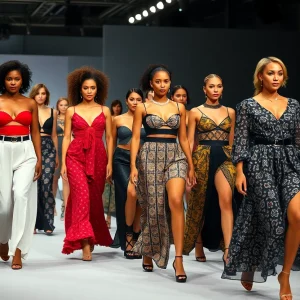 Models on runway showcasing diversity in fashion