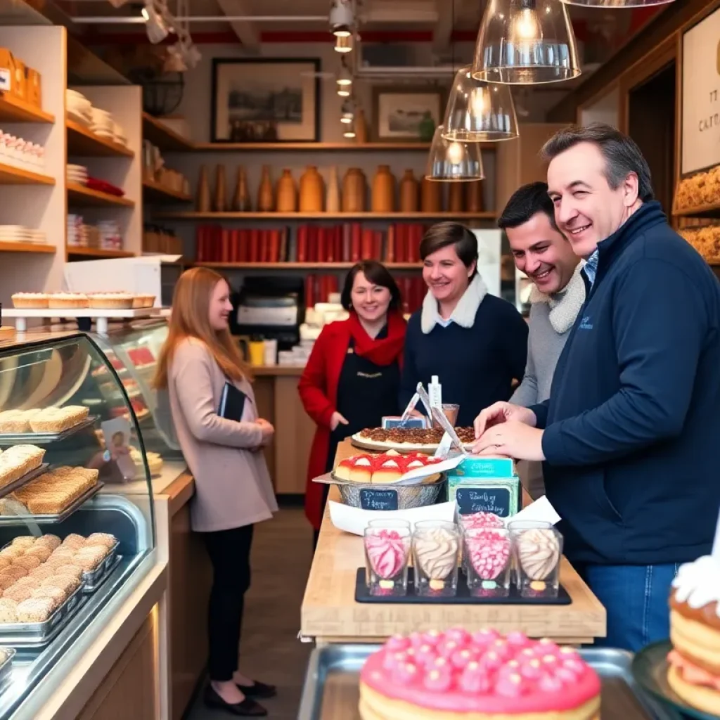Inside view of Fluff Bake Bar with a variety of baked goods