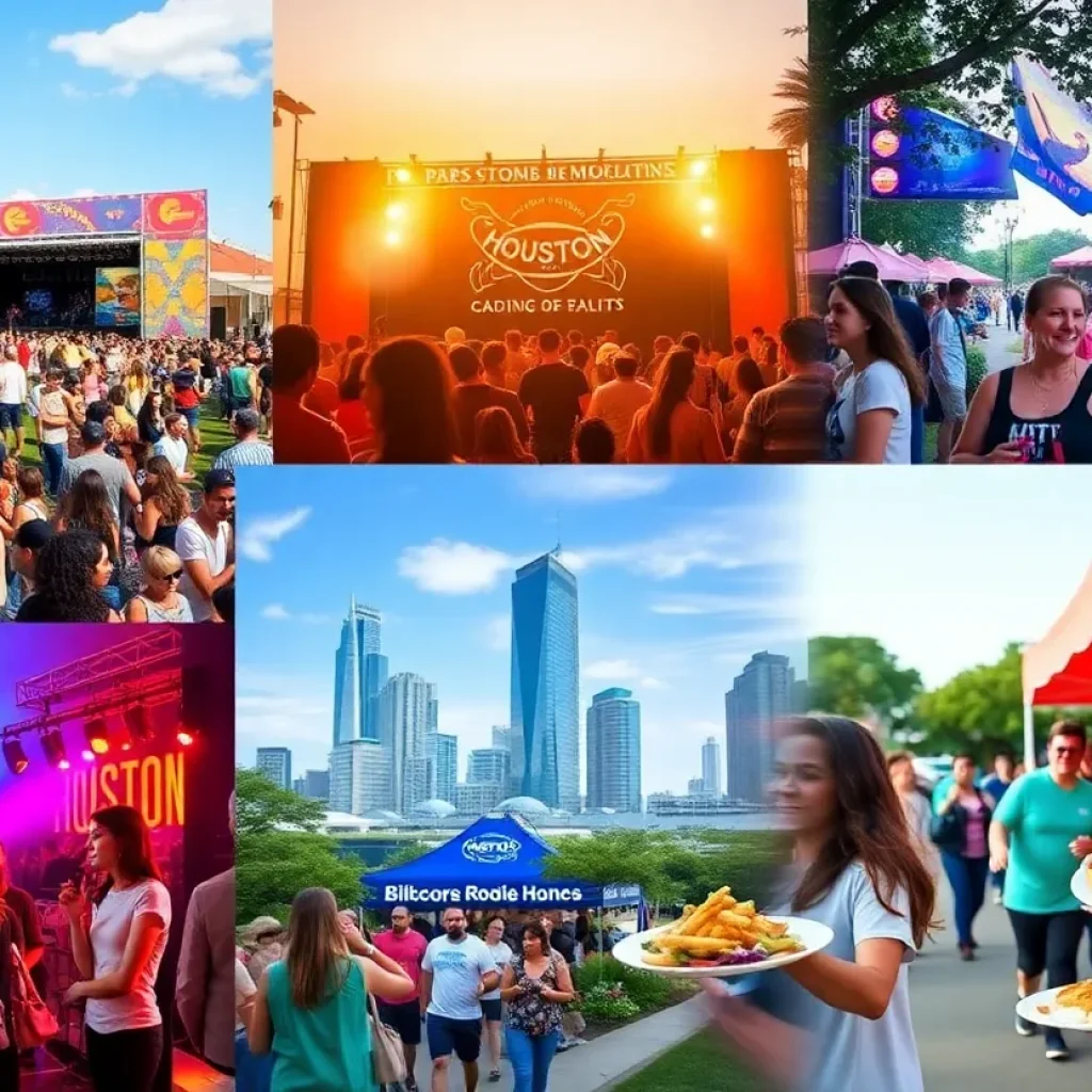 Enjoying various events in Houston over the weekend