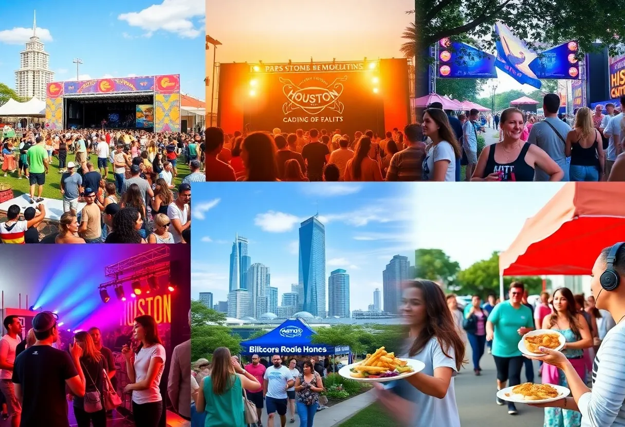 Enjoying various events in Houston over the weekend