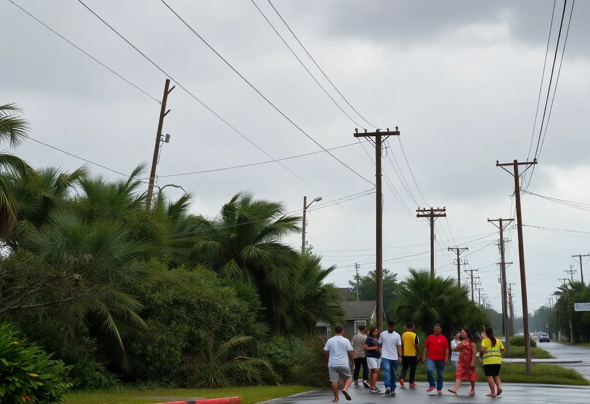 Community members recovering from Hurricane Beryl's impact