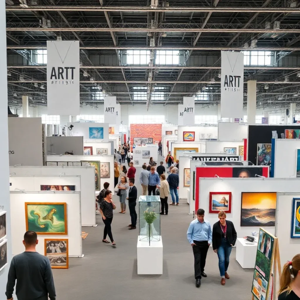 Art fair at George R. Brown Convention Center in Houston