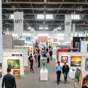 Art fair at George R. Brown Convention Center in Houston