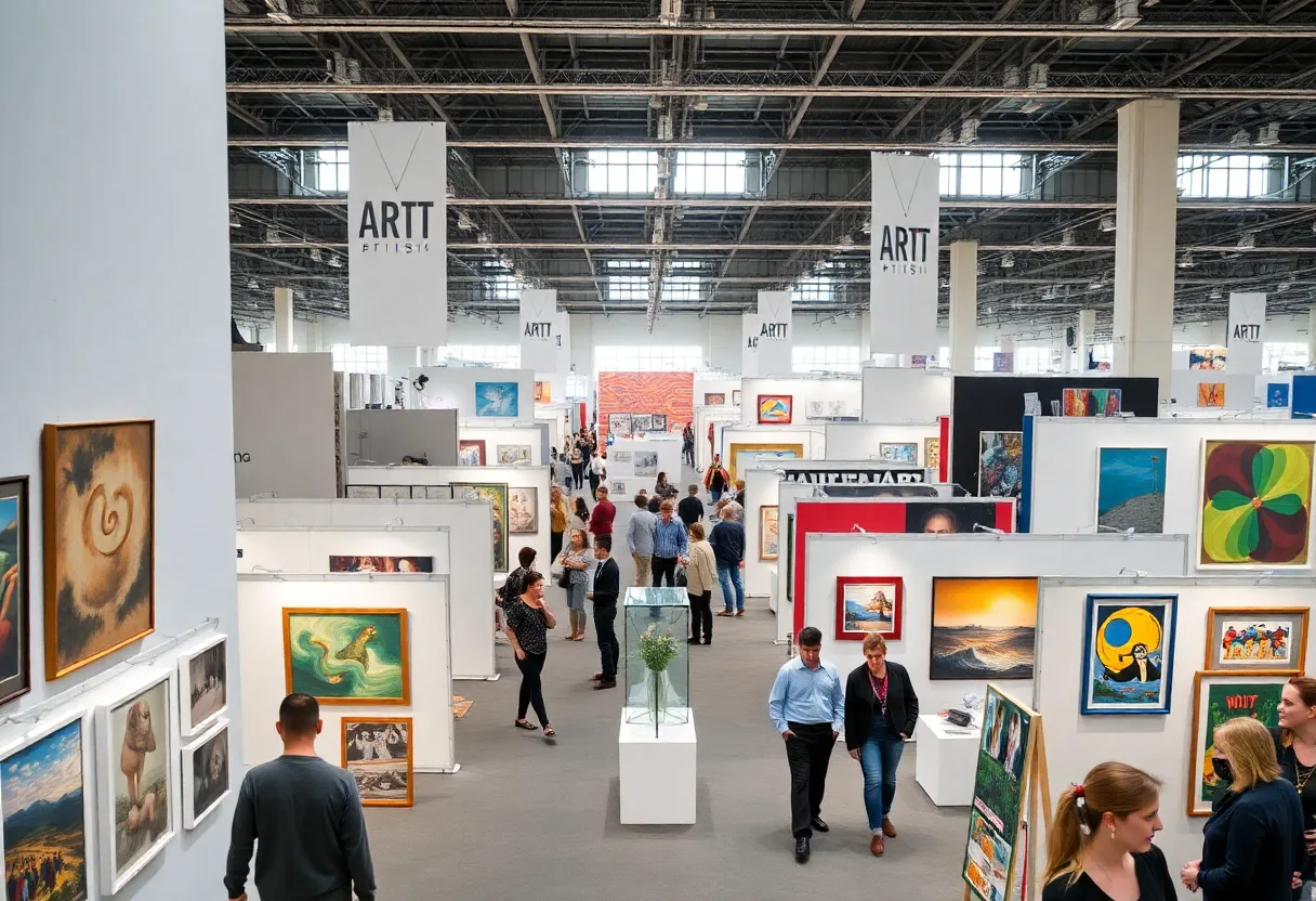 Art fair at George R. Brown Convention Center in Houston
