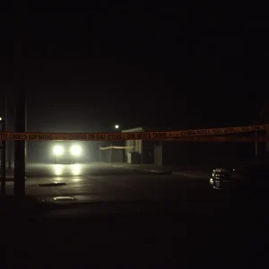 Dark investigative scene related to serial killer Dean Corll