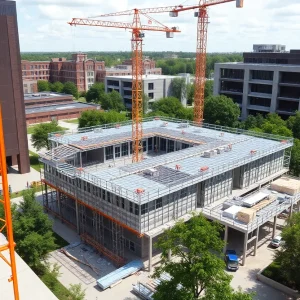 Mulva Hall Construction Site