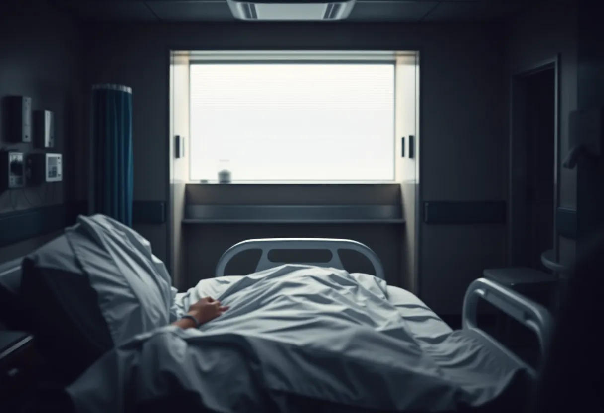 Illustration symbolizing nurse accountability and patient safety in a healthcare setting.