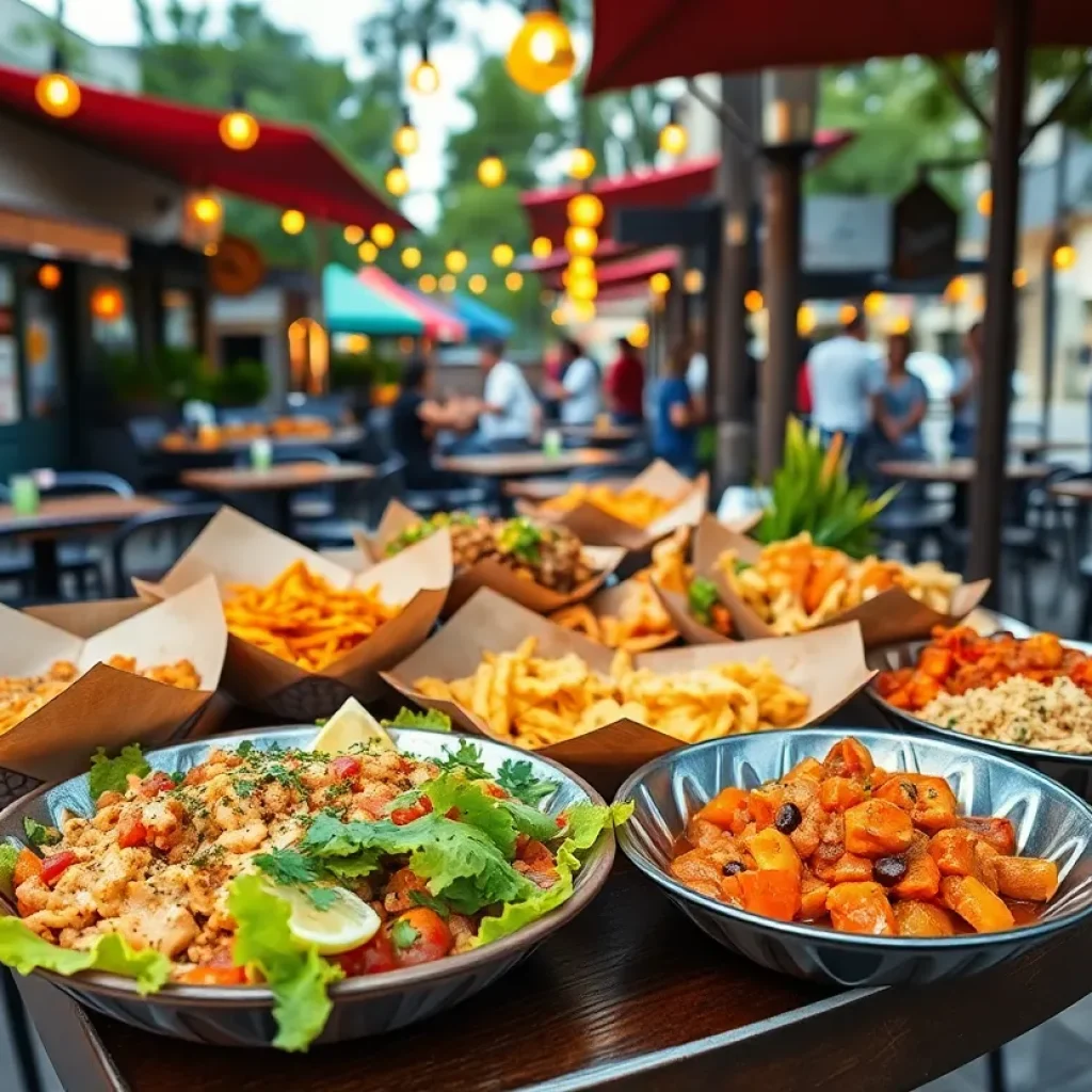 A selection of dishes representing the diverse culinary landscape of Sugar Land, Texas.
