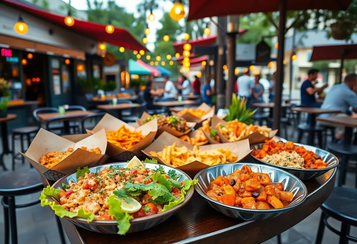 A selection of dishes representing the diverse culinary landscape of Sugar Land, Texas.
