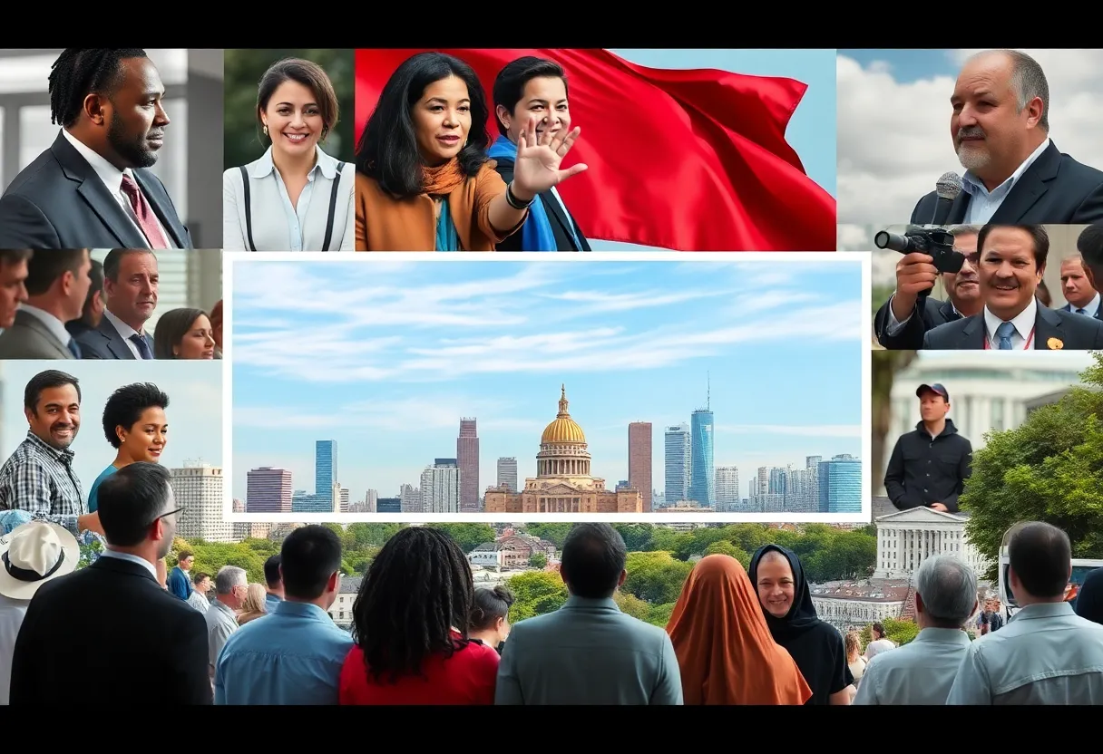 Collage representing the legacy of a community leader