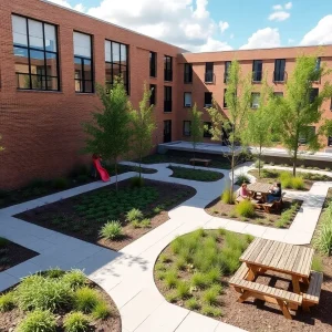 Exterior view of the new Covenant House Texas campus