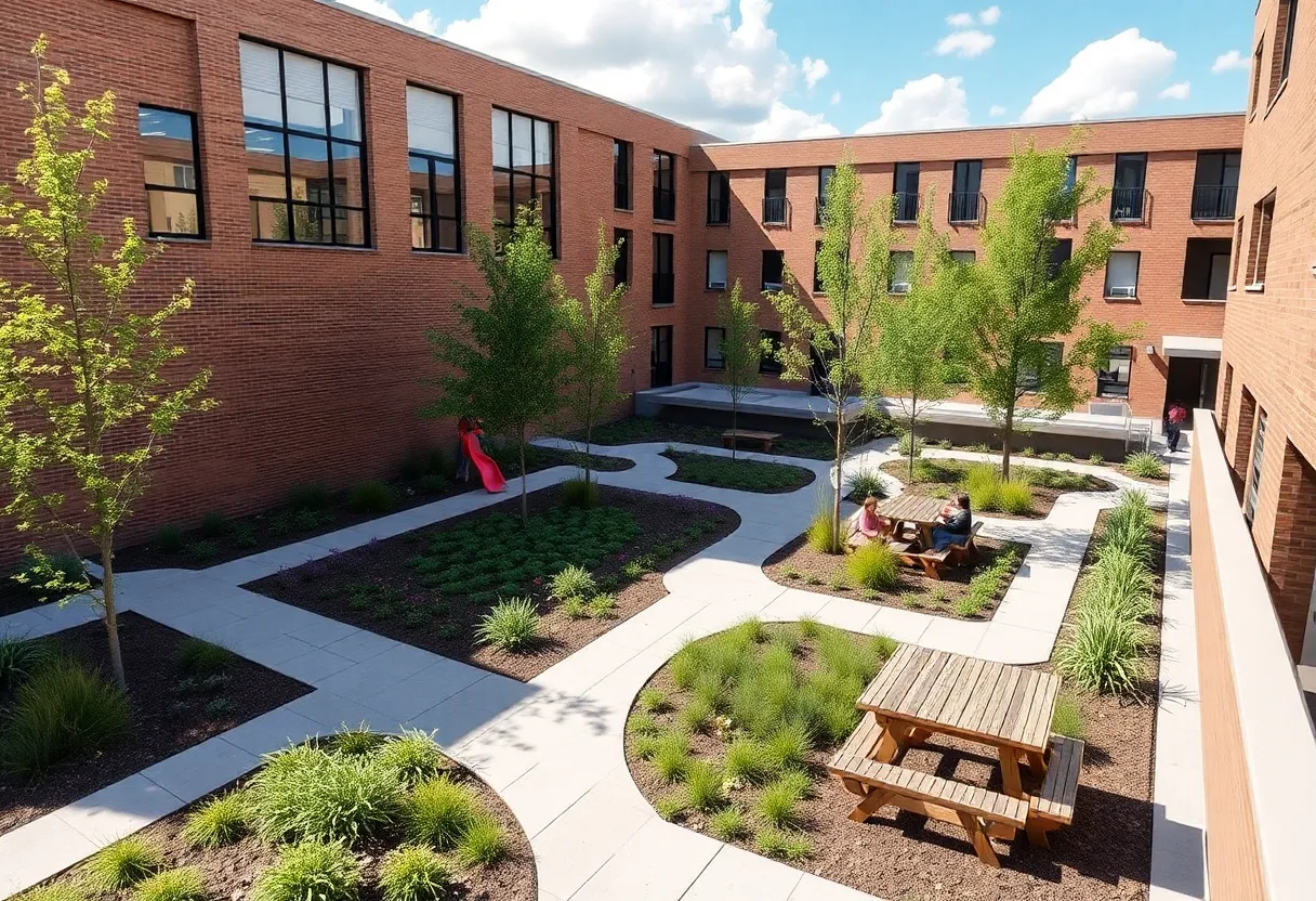 Exterior view of the new Covenant House Texas campus