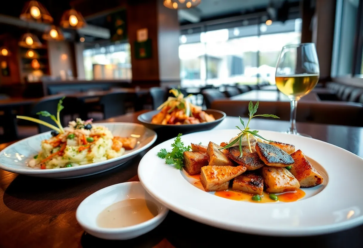Innovative dishes at Belly of the Beast restaurant