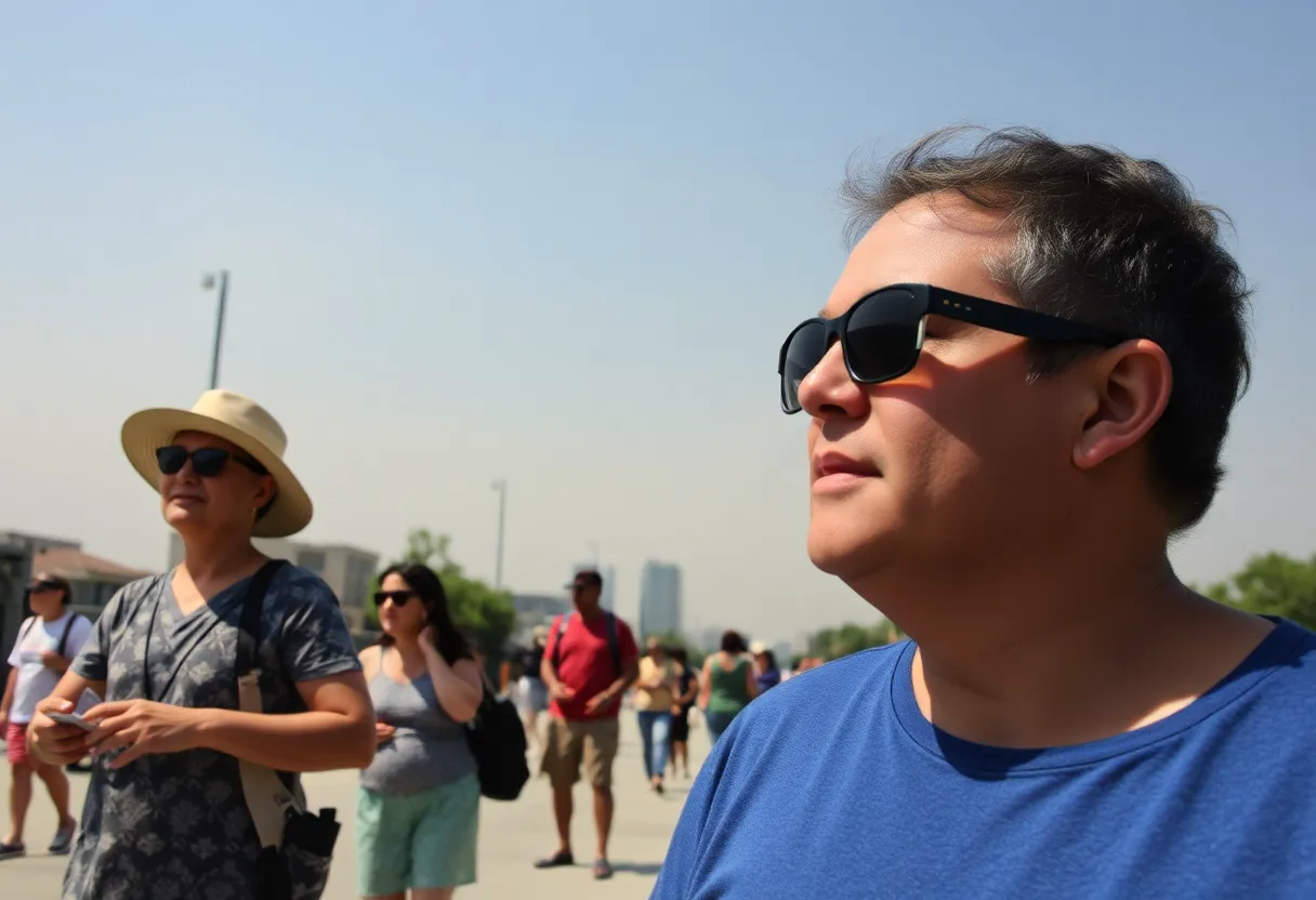 Residents in Houston dealing with extreme heat and hazy skies