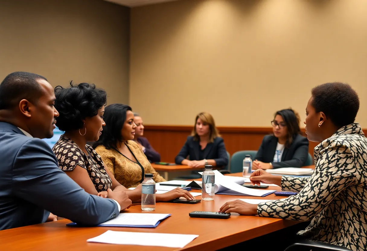 Houston ISD board members discussing teacher certification challenges