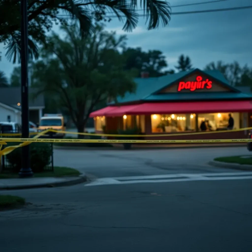 Crime scene in Houston related to domestic violence incident