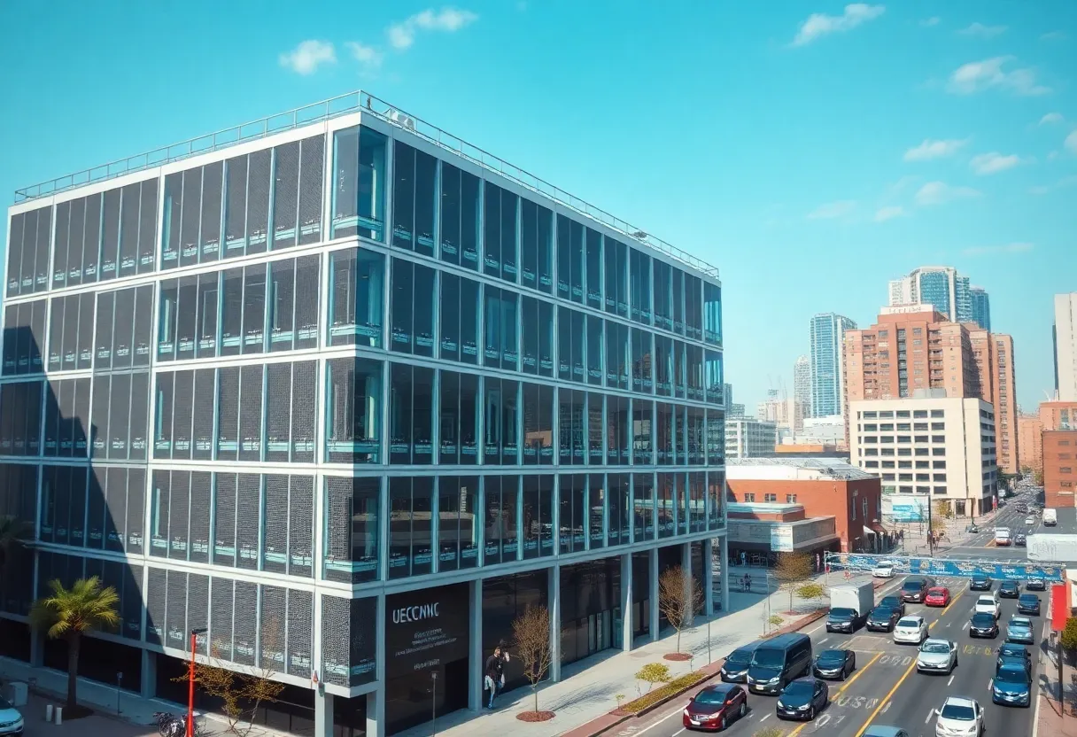 Modern data center in Houston, Texas
