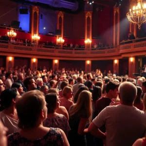 Audience enjoying Robert Earl Keen's concert in Houston