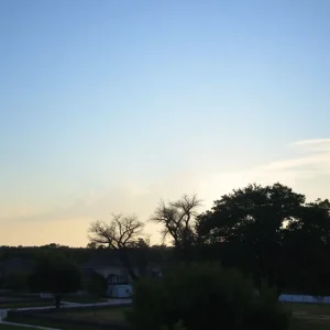 A sunny landscape in Southeast Texas during heatwave