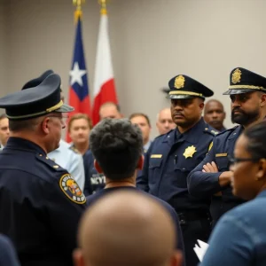 Community event discussing bail reform in Texas