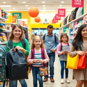 Back-to-School Shopping in Texas