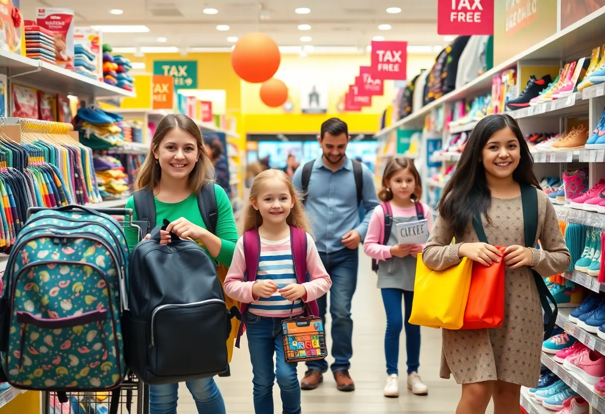 Back-to-School Shopping in Texas