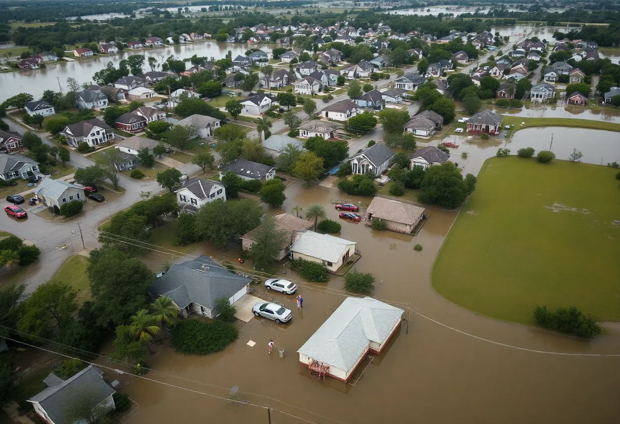 Rescue efforts in flooded Central Texas
