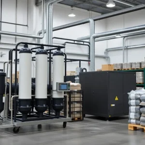 DESOTEC mobile filtration service center in Houston