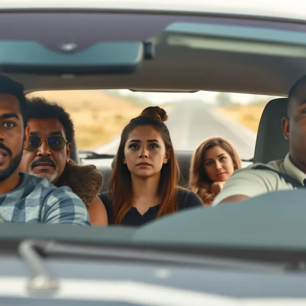 Family confronts police during a road trip