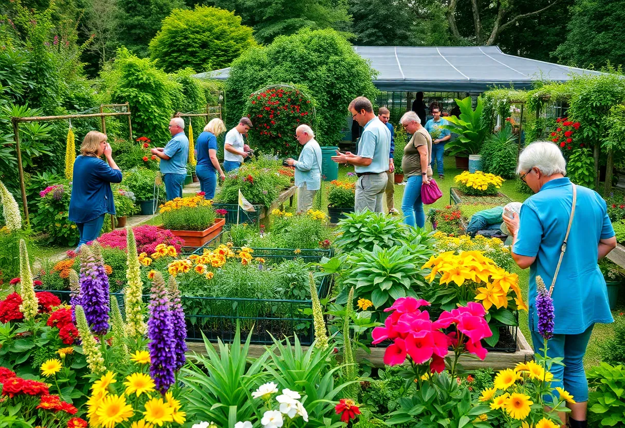 Activities at Houston Botanic Garden during summer events