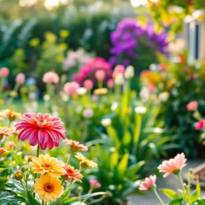 A beautiful garden filled with blooming flowers representing love and legacy.