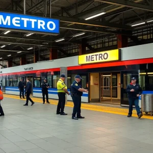 Investigation at METRO transit center after shooting incident
