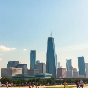 Transition of Houston weather from rainy to hot and sunny