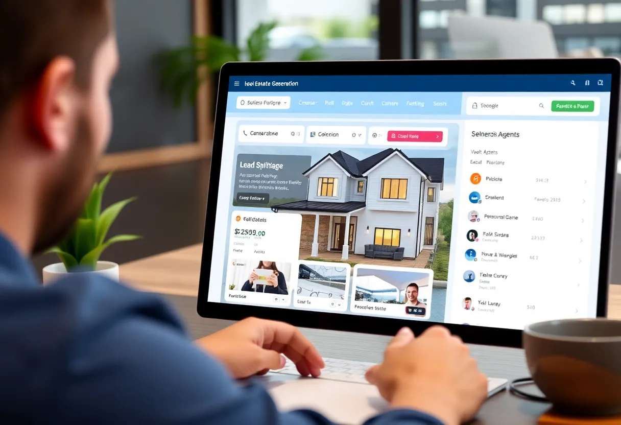 Screenshot of the MotivatedSellers.com real estate lead generation platform