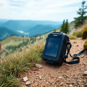 Innovative NOMAD hiking system in a natural setting