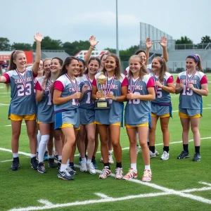 Texas Fury Texans celebrating their championship win