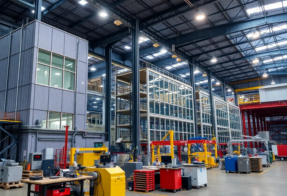 New World Emblem factory in Houston, Texas
