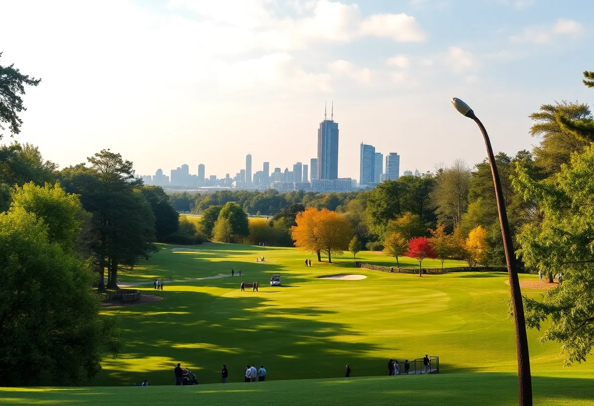 Scenic view of Hermann Park Golf Course
