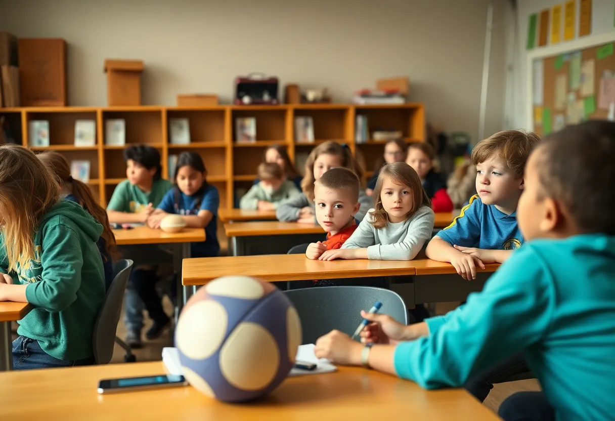 Students from diverse educational backgrounds participating in education activities.