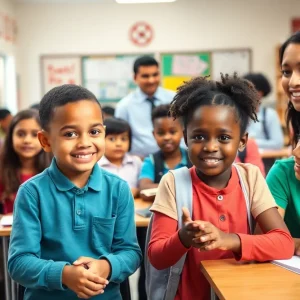 Students and teachers in a new leadership environment at HISD schools